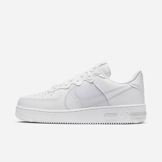 Pantofi Casual Nike Air Force 1 React Barbati Albi Platină | DHBI-87923